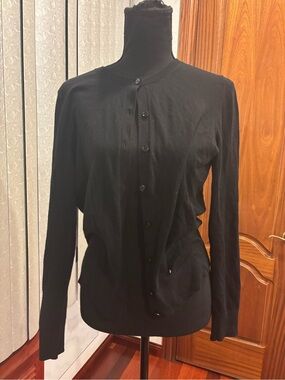 Ann Taylor Black Knit Cardigan